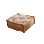 Atelier Del Sofa Cojín de Terciopelo Camel - Lujoso Cojín Decorativo para Hogar, 55x16x55 cm